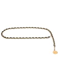 coin thin chain belt Chanel Vintage