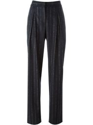 pinstriped trousers Cédric Charlier