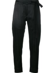 striped effect trousers Ann Demeulemeester