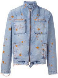 distressed denim jacket Walter Van Beirendonck Vintage