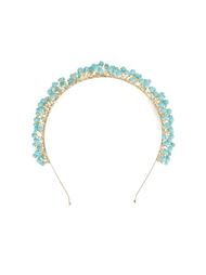 turquoise embellished headband Rosantica