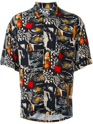 рубашка с короткими рукавами Issey Miyake Vintage