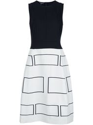 colour block dress Narciso Rodriguez