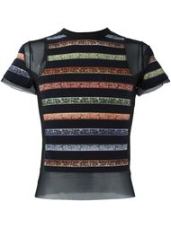 sheer panelled T-shirt Jean Paul Gaultier Vintage