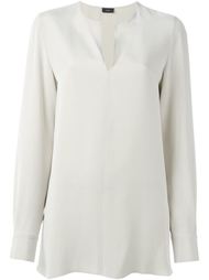 longsleeved V-neck blouse  Joseph