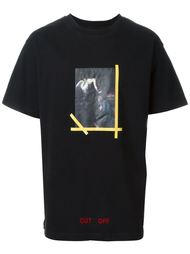 portrait print T-shirt Off-White