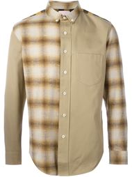 multi check print shirt Palm Angels
