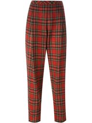 pleat front tartan trousers Rosetta Getty