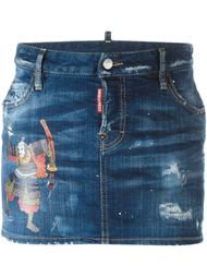 samurai detail mini skirt Dsquared2