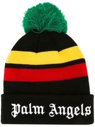 embroidered logo beanie Palm Angels