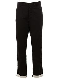 turn up hem trousers Ann Demeulemeester Grise