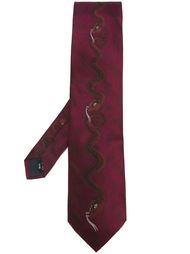 snake embroidered tie Jean Paul Gaultier Vintage