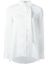 рубашка с бантом  Brunello Cucinelli