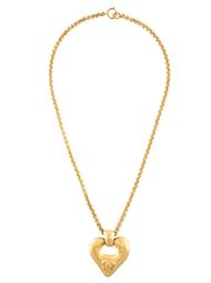 heart pendant necklace Chanel Vintage