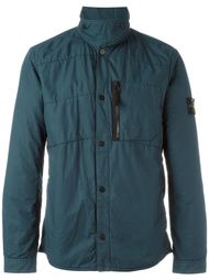 легкий пуховик на молнии Stone Island