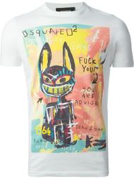футболка с принтом Dsquared2