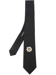 галстук с вышивкой Alexander McQueen