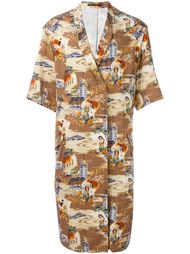 Hawaii print coat  Yohji Yamamoto Vintage