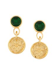 '95A Gripoix' dangly clip-on earrings Chanel Vintage