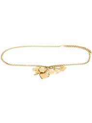 lucky 7 charm chain belt necklace Chanel Vintage