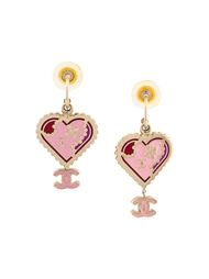 heart earrings Chanel Vintage