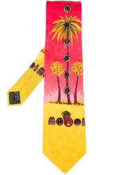 printed tie Versace Vintage