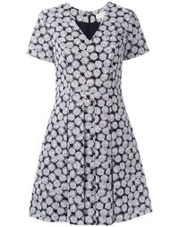 leaf print flared dress  Michael Michael Kors