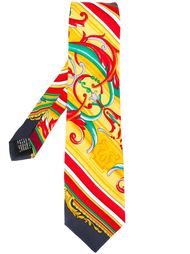 printed tie Versace Vintage