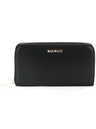 classic top zip purse Balmain