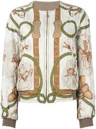 reversible printed jacket Hermès Vintage