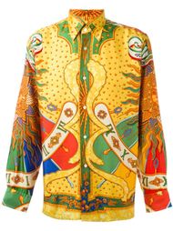 patterned shirt Hermès Vintage