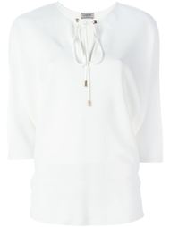 drawstring keyhole blouse Lanvin