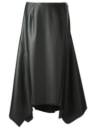 асимметричная юбка со вставками Cédric Charlier
