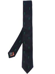 галстук с вышивкой кактуса Paul Smith