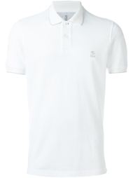 embroidered logo polo shirt Brunello Cucinelli