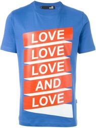 love print T-shirt Love Moschino
