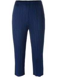 pleated cropped trousers Pleats Please By Issey Miyake