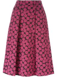 leaf print A-line skirt  Michael Michael Kors