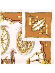 'Les roues' scarf Hermès Vintage