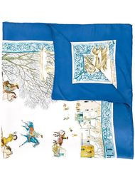 'L'hiver' scarf Hermès Vintage