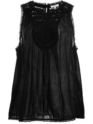 embroidered sleeveless top Joie