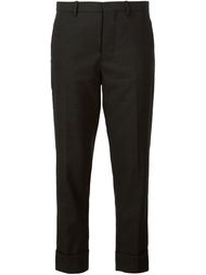 turn-up hem tailored trousers Marni