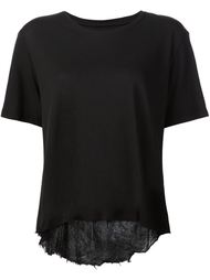 sheer back T-shirt Raquel Allegra