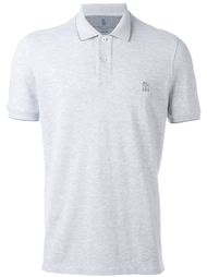 embroidered logo polo shirt Brunello Cucinelli