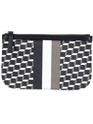mini cube stripe design clutch Pierre Hardy