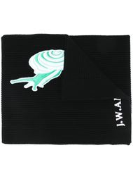 snail embroidered logo scarf J.W. Anderson