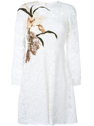 floral print lace dress Valentino