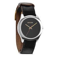 Часы Nixon Mod Leather Black/Silver/Gold