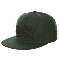 Бейсболка с прямым козырьком Skills 03 Deep Green
