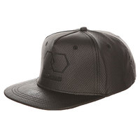 Бейсболка с прямым козырьком TrueSpin Riddled Strapback Black